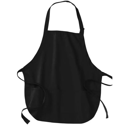 Port Authority Medium-Length Apron With Pouch Pockets.