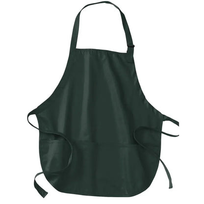 Port Authority Medium-Length Apron With Pouch Pockets.
