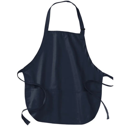 Port Authority Medium-Length Apron With Pouch Pockets.