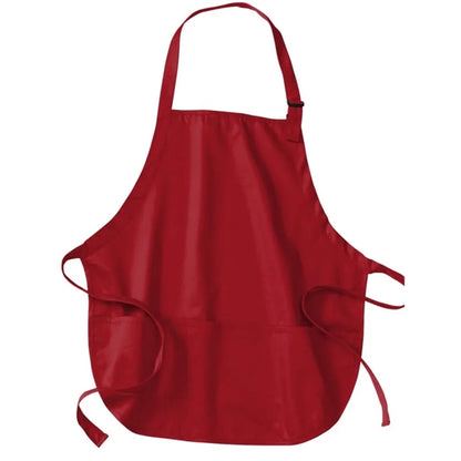 Port Authority Medium-Length Apron With Pouch Pockets.