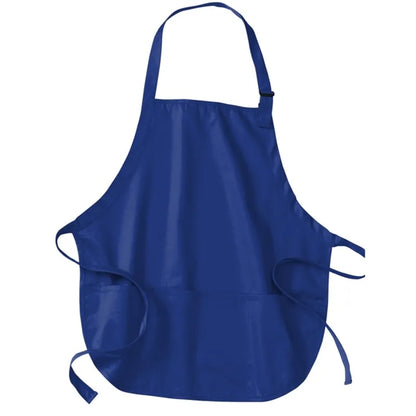 Port Authority Medium-Length Apron With Pouch Pockets.