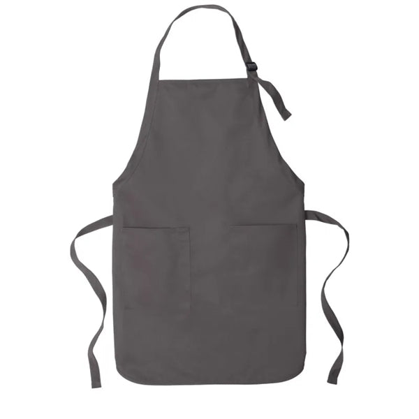 Port Authority Full-Length Two-Pocket Bib Apron.
