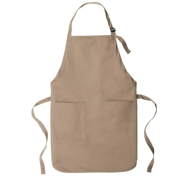 Port Authority Full-Length Two-Pocket Bib Apron.