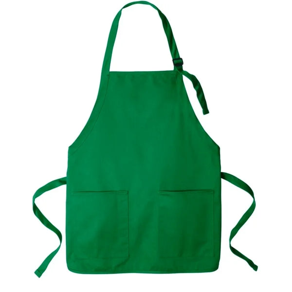 Port Authority Medium-Length Two-Pocket Bib Apron.