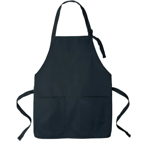 Port Authority Medium-Length Two-Pocket Bib Apron.