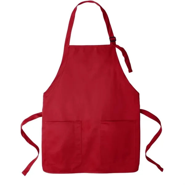 Port Authority Medium-Length Two-Pocket Bib Apron.