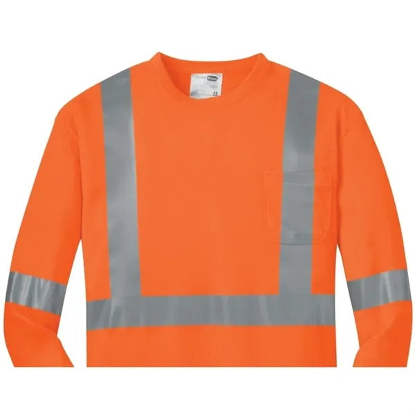 CornerStone ANSI 107 Class 2 Long Sleeve Safety T-Shirt.