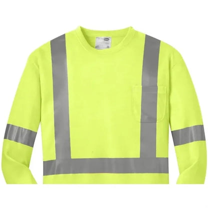 CornerStone ANSI 107 Class 2 Long Sleeve Safety T-Shirt.
