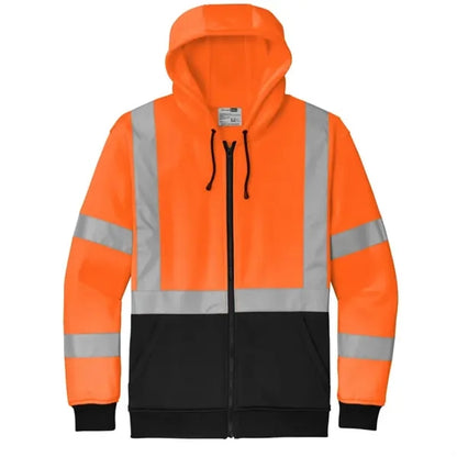 CornerStone A107 Class 3 Heavy-Duty Fleece Full-Zip Hoodie