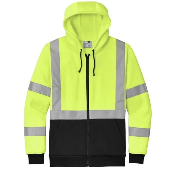 CornerStone A107 Class 3 Heavy-Duty Fleece Full-Zip Hoodie