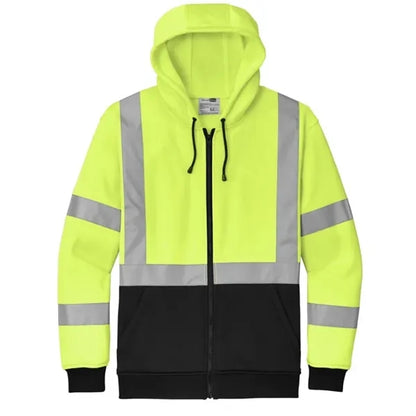 CornerStone A107 Class 3 Heavy-Duty Fleece Full-Zip Hoodie