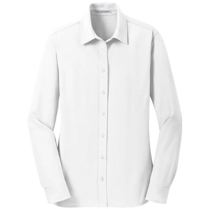 Port Authority Ladies Dimension Knit Dress Shirt.