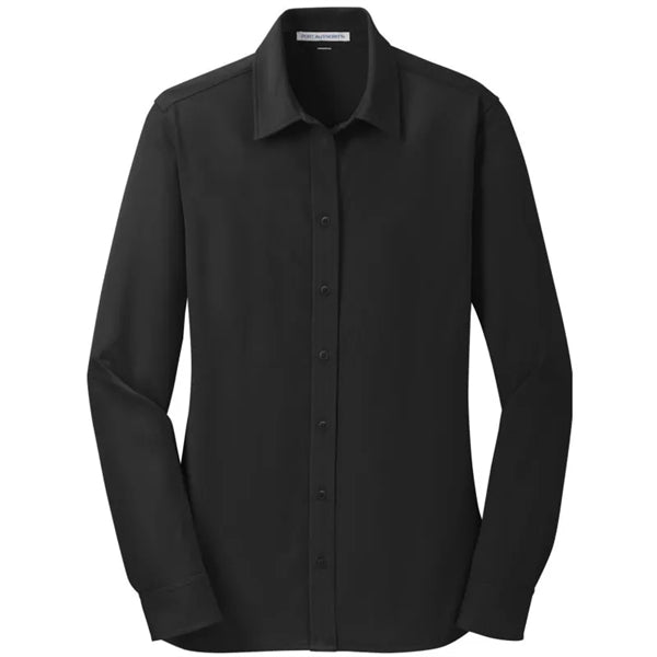 Port Authority Ladies Dimension Knit Dress Shirt.