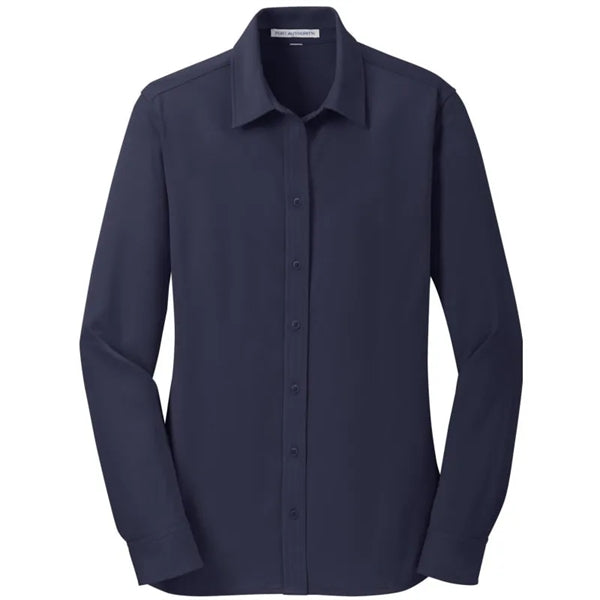 Port Authority Ladies Dimension Knit Dress Shirt.