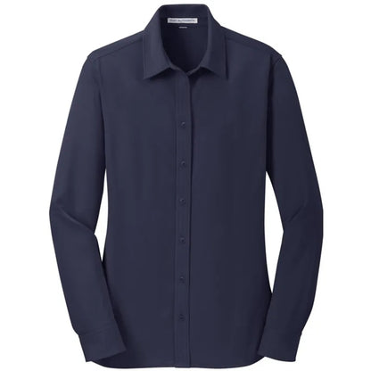 Port Authority Ladies Dimension Knit Dress Shirt.