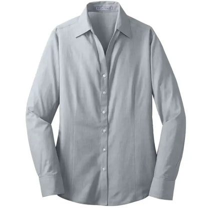 Port Authority Ladies Crosshatch Easy Care Shirt.