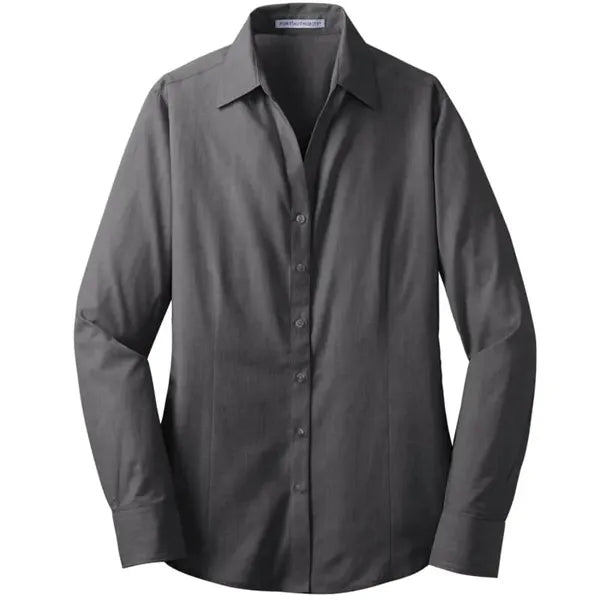 Port Authority Ladies Crosshatch Easy Care Shirt.