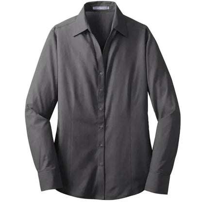 Port Authority Ladies Crosshatch Easy Care Shirt.