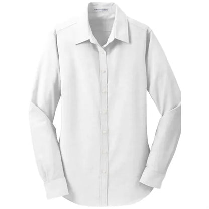 Port Authority Ladies SuperPro Oxford Shirt.