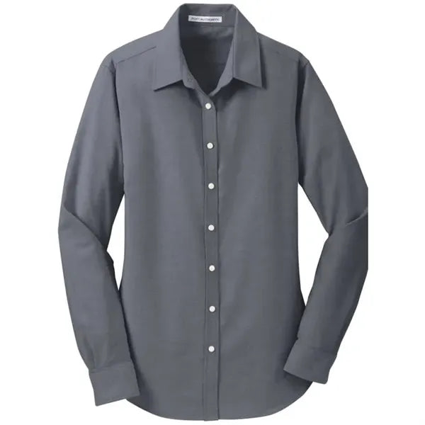 Port Authority Ladies SuperPro Oxford Shirt.