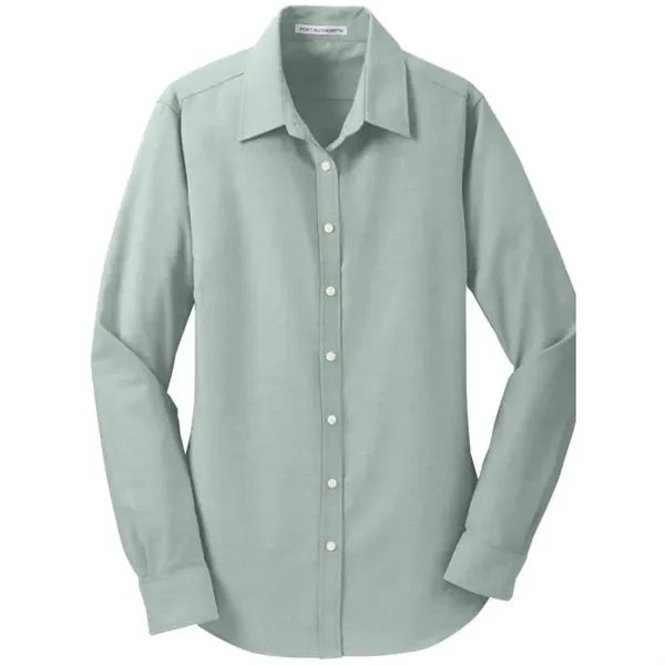 Port Authority Ladies SuperPro Oxford Shirt.