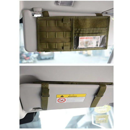 Tactical Car Sun Visor Organizer