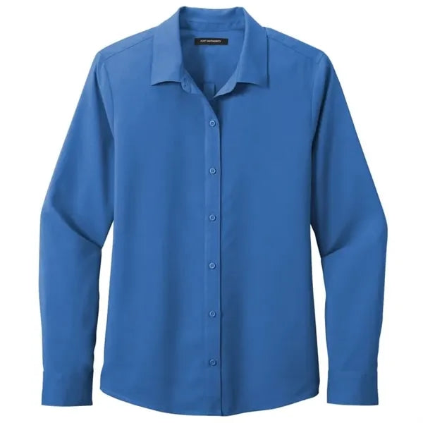 Port Authority Ladies Long Sleeve Performance Staff Shirt