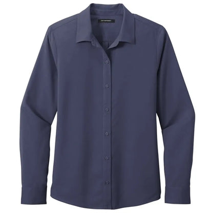 Port Authority Ladies Long Sleeve Performance Staff Shirt
