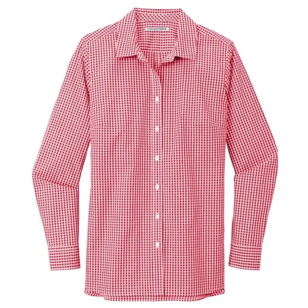 Port Authority Ladies Broadcloth Gingham Easy Care Shirt
