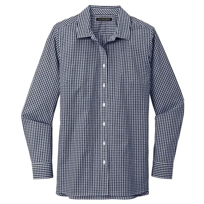 Port Authority Ladies Broadcloth Gingham Easy Care Shirt