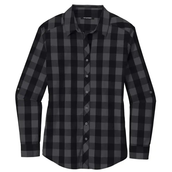 Port Authority Ladies Everyday Plaid Shirt.