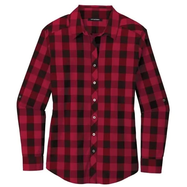Port Authority Ladies Everyday Plaid Shirt.
