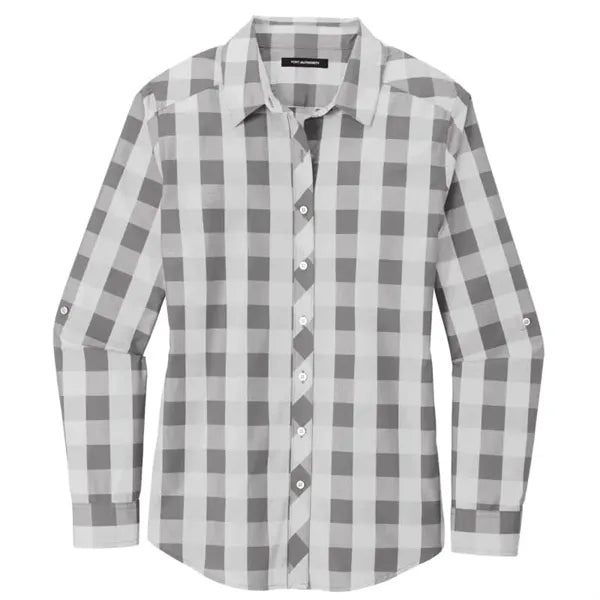 Port Authority Ladies Everyday Plaid Shirt.