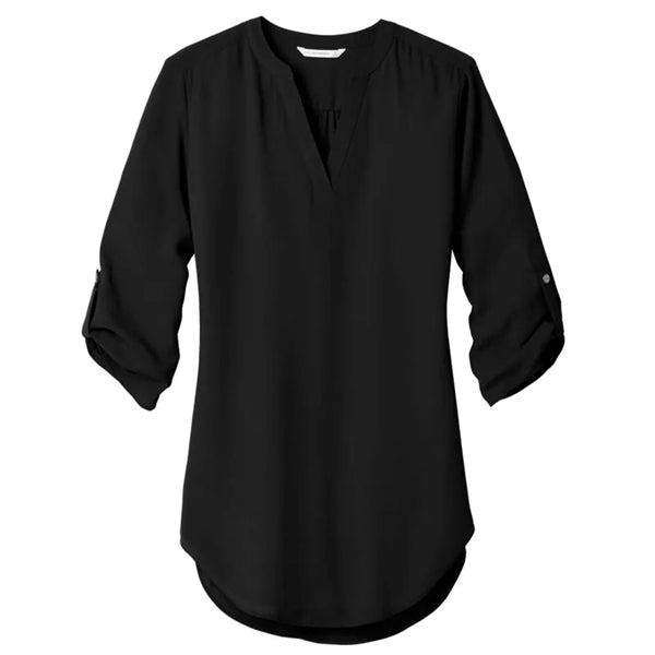 Port Authority Ladies 3/4-Sleeve Tunic Blouse.