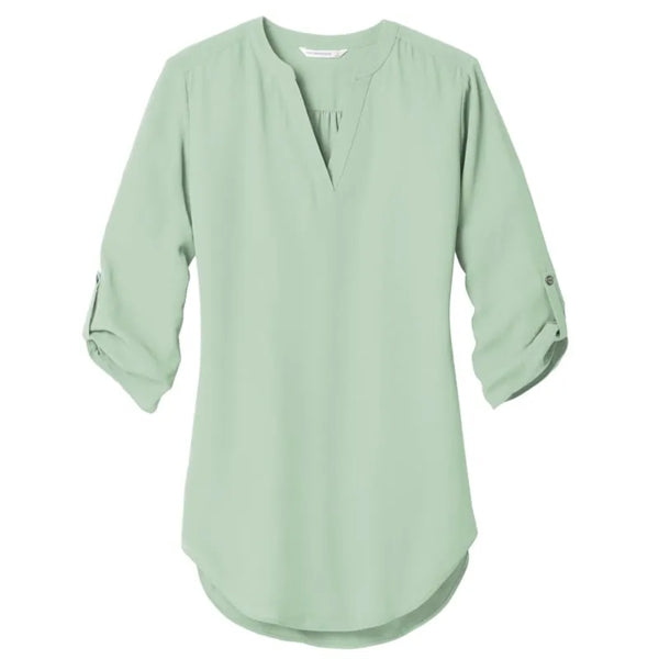 Port Authority Ladies 3/4-Sleeve Tunic Blouse.