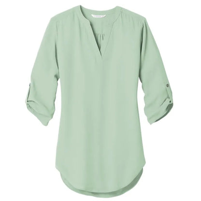 Port Authority Ladies 3/4-Sleeve Tunic Blouse.