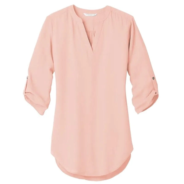 Port Authority Ladies 3/4-Sleeve Tunic Blouse.