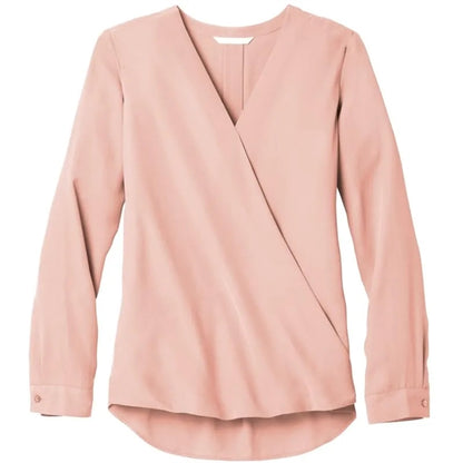 Port Authority Ladies Wrap Blouse.