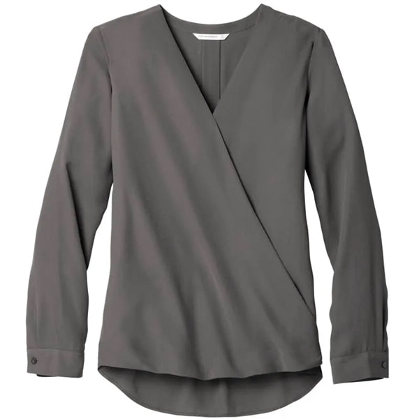 Port Authority Ladies Wrap Blouse.