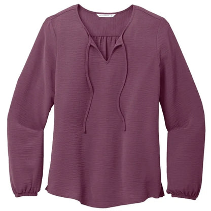 Port Authority Ladies Textured Crepe Blouse