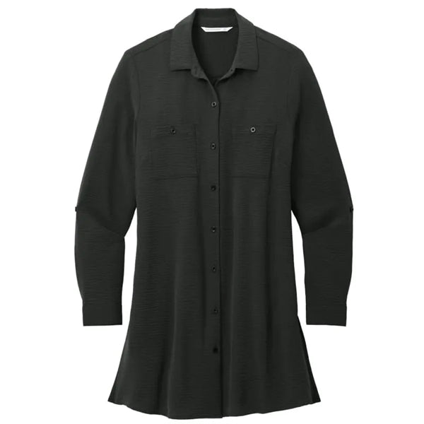 Port Authority Ladies Textured Crepe Long Tunic