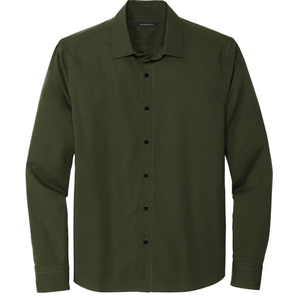 MERCER+METTLE Long Sleeve Stretch Woven Shirt