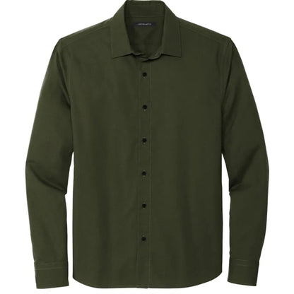 MERCER+METTLE Long Sleeve Stretch Woven Shirt