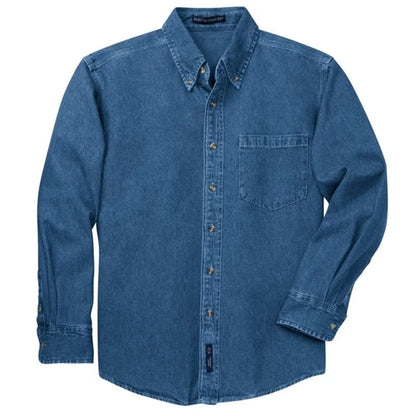 Port Authority Heavyweight Denim Shirt.