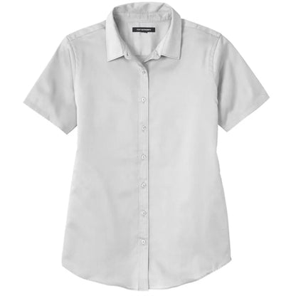 Port Authority Ladies Short Sleeve SuperPro React Twill S...