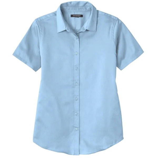 Port Authority Ladies Short Sleeve SuperPro React Twill S...