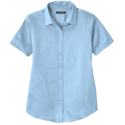 Port Authority Ladies Short Sleeve SuperPro React Twill S...