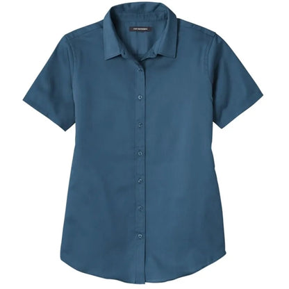 Port Authority Ladies Short Sleeve SuperPro React Twill S...