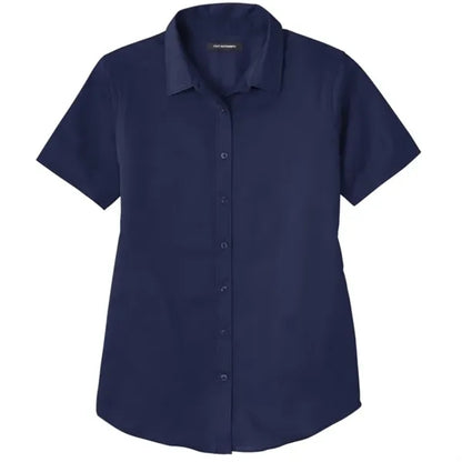 Port Authority Ladies Short Sleeve SuperPro React Twill S...