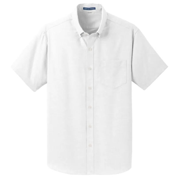 Port Authority Short Sleeve SuperPro Oxford Shirt.